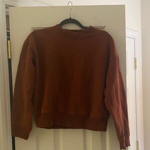 Women's Orange/Brown Sweater